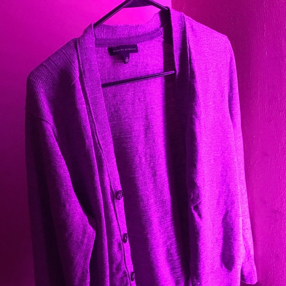Gray Banana Republic Cardigan